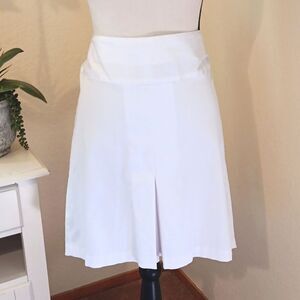 Wrapper Classic White Pleated Skirt.Preppy. Sporty. Beach